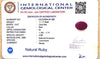 Natural Ruby | Certified Red Oval Mix Corundum Gemstone No.: IGCDKBAJ41385 image 2