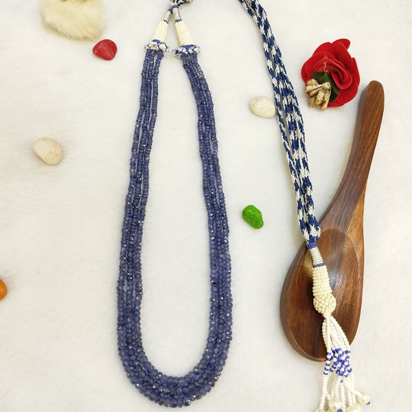 Natural Three Line Blue Sapphire Necklace: A Timeless Masterpiece of Elegance image 3