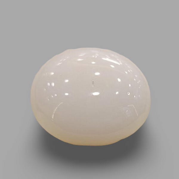 Natural White Coral (Safed Moonga) certified loose gemstone, report no. IGCDKBAJ41510