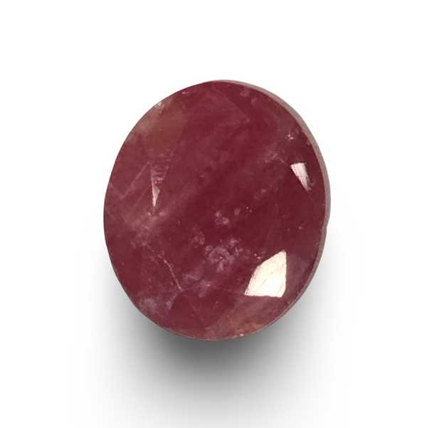 6.39 Ratti Natural Ruby | Oval Cut | IGC Certified no IGCDKBAJ44817 image 1