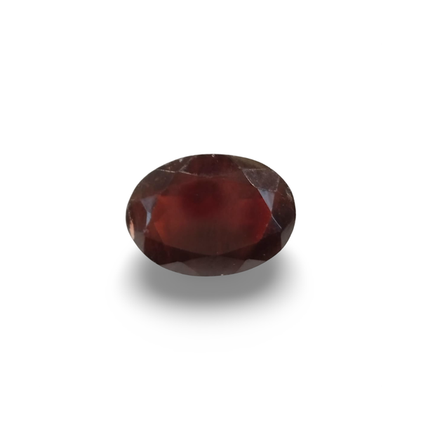 Natural Red Garnet oval mixed cut loose gemstone, SRT certified SRGTL30638