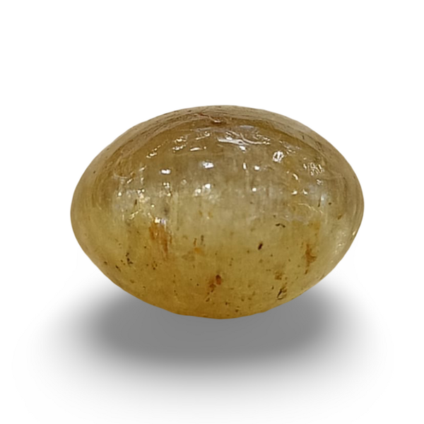 Natural Cat's Eye (Lehsunia) certified loose gemstone for Ketu, report no. IGCDKBAJ447735