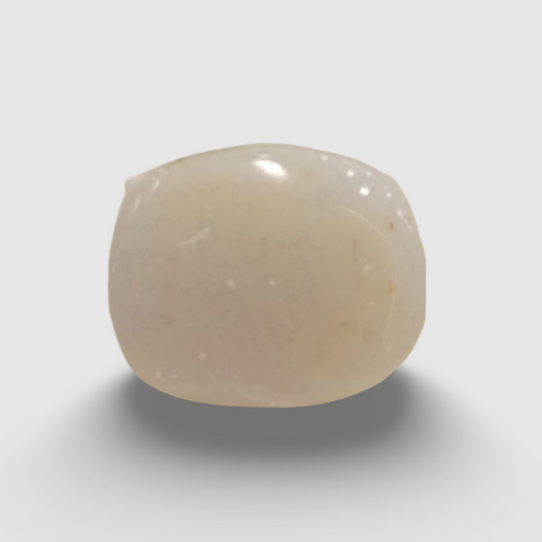Natural White Opal 6.44 Ratti| Cushion Cabochone | Certified No. IGCDKBAJ42964 image 0