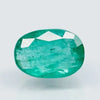 Natural green Emerald (Panna) oval mixed cut loose gemstone, report no. 10047D40590