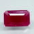 Natural unheated purplish red Ruby (Manik) octagon mixed cut loose gemstone, report no. 9581D38651