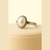 Natural milky white pearl (Moti) ring in sterling silver, certified – Tushar Gems