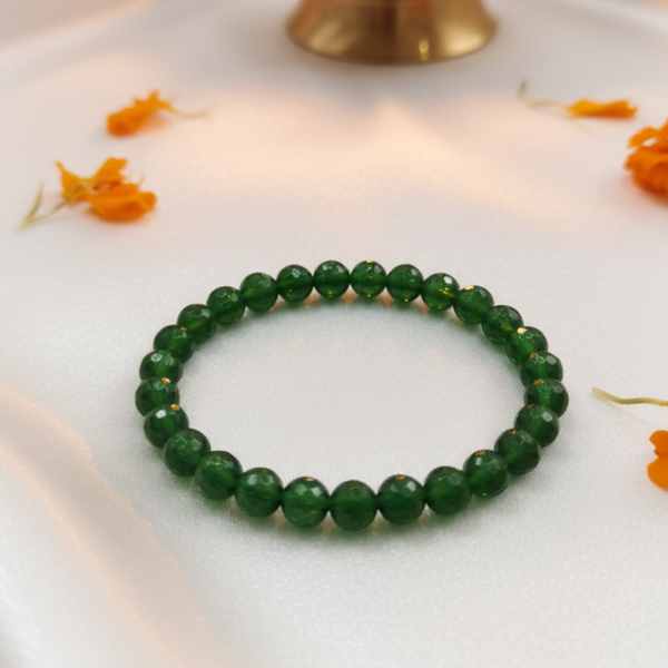 GREEN QUARTZ BRACELET HEALING & ENERGY BALANCING image 0