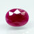 Natural unheated purplish red Ruby (Manik) oval mixed cut loose gemstone, report no. 9581D38678