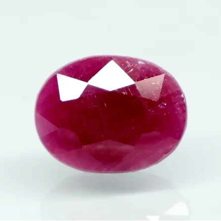 Natural Purplish Red Ruby | Certified Unheated | Oval Mixed Cut Report No. 9581D38678 image 0