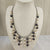 Natural pearl necklace with silver coated alloy – Tushar Gems