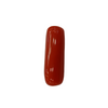 Natural Red Coral | Certified |Capsule Cut Gemstone Summary No. IGCDKBAJ44986 image 1