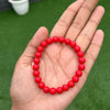 Red Premium Coral Improving Blood Circulation Bracelet For Men & Women image 2