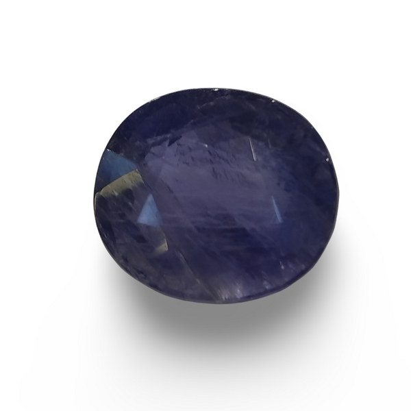 Natural Iolite (Kaka Neeli) oval cut loose gemstone, IGC certified IGCDKBAJ44622