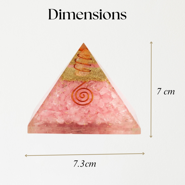 Rose Quartz Pyramid - Love attraction