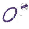 AMETHYST WITH EVIL EYE BRACELET SPIRITUALAWARENESS