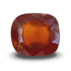 Natural brownish orange Hessonite (Gomed) cushion mixed cut loose gemstone, certified IGCDKBAJ42801