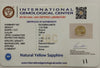 Natural Yellow Sapphire | Oval Cut | IGC Certified No.: IGCDKBAJ49678 image 2