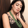 Natural emerald bead necklace (G.STB04) – Tushar Gems