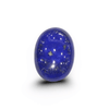 Natural Lapis Lazuli oval cabochon loose gemstone, IGC certified IGCDKBAJ42529