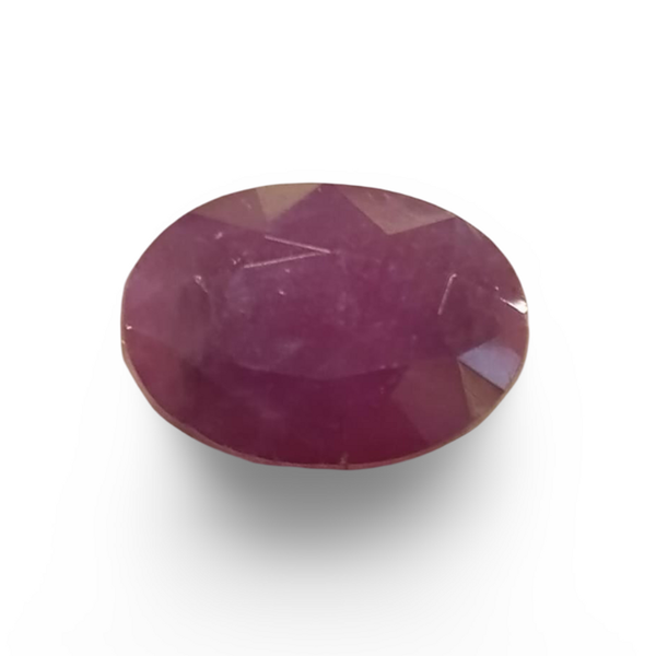 Natural Ruby (Manik) oval cut loose gemstone, IGC certified IGCDKBAJ44823