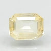 Natural Yellow Sapphire (Pukhraj) octagon mixed cut loose gemstone, report no. 7655D30689