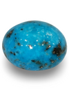 Natural Turquoise | IGC Certified | Oval Cabochon | Sea Blue | Healing Matrix StoneCertification Number: IGCDKBAJ41409 image 1