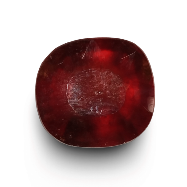 Natural Hessonite (Gomed) cushion mixed cut loose gemstone, IGC certified IGCDKBAJ42755