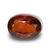 Natural orangish brown Hessonite (Gomed) oval cut loose gemstone, certified IGCDKBAJ44636