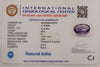 Natural Iolite| Govt. Lab Certified | Oval Mix |Blue withCertificate No.: IGCDKBAJ42079 image 2