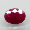 Natural unheated purplish red Ruby (Manik) oval mixed cut loose gemstone, report no. 9498D38415