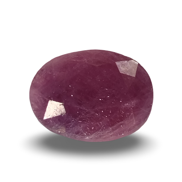 Natural red Ruby (Manik) oval cut loose gemstone, IGC certified IGCDKBAJ44845