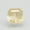 Natural Yellow Sapphire (Pukhraj) square mixed cut loose gemstone, report no. 6626D25561