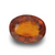 Natural Hessonite (Gomed) oval mixed cut loose gemstone, IGC certified IGCDKBAJ42783