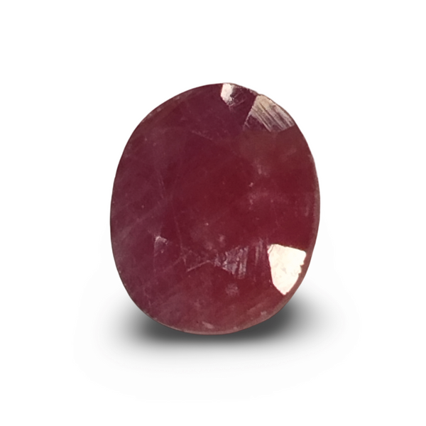 Natural Ruby | Oval Mix Cut | Deep Red | IGC Certified No.: IGCDKBAJ43069 image 1