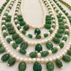 Emerald-Pearl Necklace: A Timeless Union of Elegance and Luxury-G.STB03 image 1
