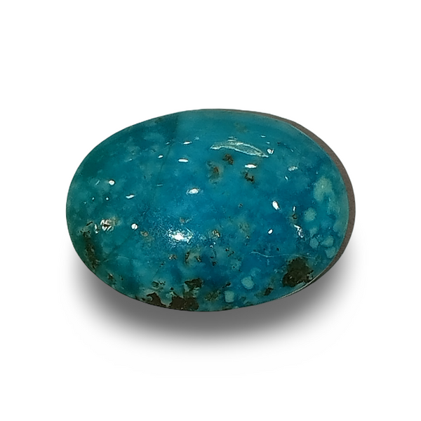 Natural Turquoise | Certified | Oval Cabochon | Sea BlueCertificate No.: IGCDKBAJ41418 image 1