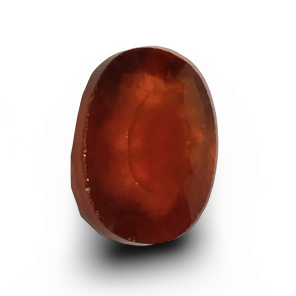 Natural Hessonite Garnet | Brownish Orange | Oval Mix Cut | IGC Certified Certificate No.: IGCDKBAJ42695 image 1