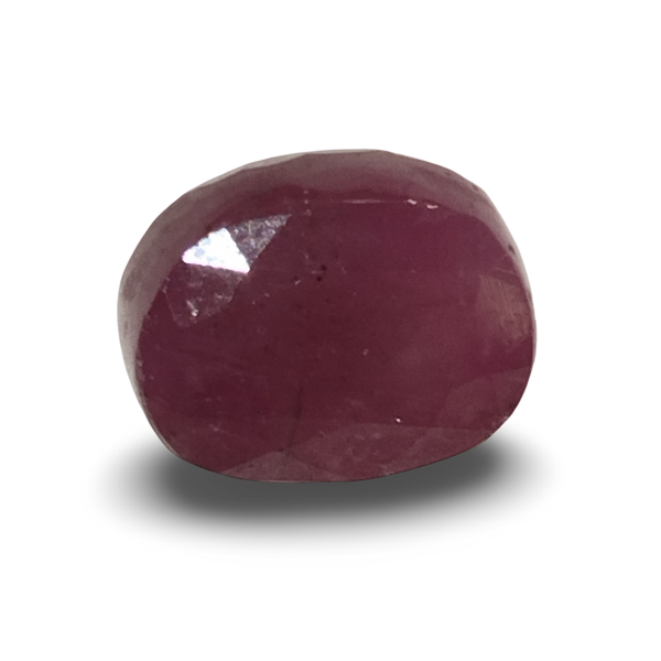 Natural Ruby (Manik) oval mixed cut loose gemstone, IGC certified IGCDKBAJ42661