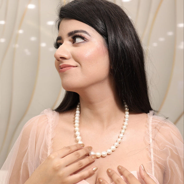 Natural South Sea pearl bead necklace – Tushar Gems
