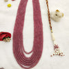 Natural Ruby Seven Line Beaded Necklace: A Symbol of Elegance and Passion image 3