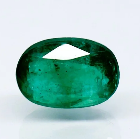Natural Emerald | Govt. Lab Certified | Oval Mixed Cut | Green 9948D40278 image 0