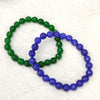 Blue quartz and green onyx bracelet for energy balance – Tushar Gems