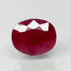 Natural unheated purplish red Ruby (Manik) 17.42 ratti oval mixed cut, report no. 8891D36285