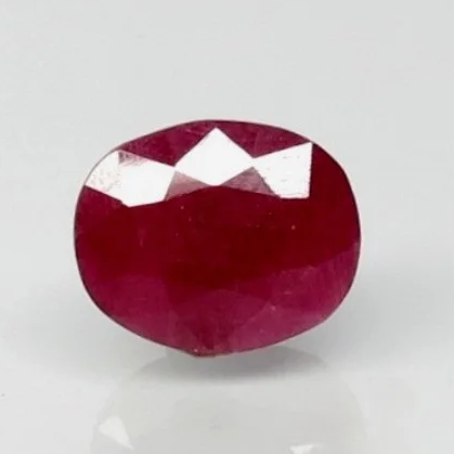 Natural Purplish Red Ruby | Certified Unheated | Oval Mixed Cut | 17.42 RT | 8891D36285 image 0