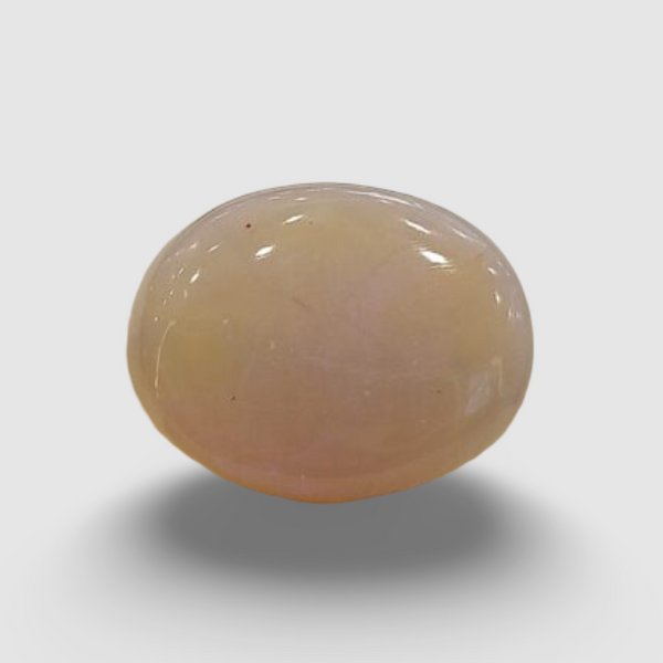 Natural White Opal 11.11 Ratti| Oval Cabochone| Certified No. IGCDKBAJ42939 image 0