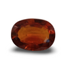 Natural brownish orange Hessonite (Gomed) oval mixed cut loose gemstone, certified IGCDKBAJ42796