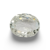 Natural White Zircon oval cut loose gemstone, IGC certified IGCDKBAJ46142