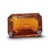 Natural brownish orange Hessonite (Gomed) octagon step cut loose gemstone, certified IGCDKBAJ42728