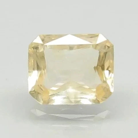 Natural Yellow Sapphire 5.757 Carat (6.40 Ratti) – Certified Untreated | 6661D25710 image 0
