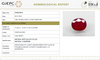 Natural Purplish Red Ruby | Certified | Oval Mixed Cut Report No. 9498D38414 image 1